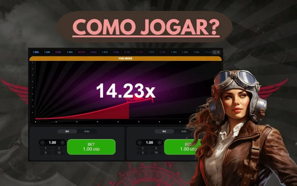 Escolha de um site com uma versão de demonstração do Aviator on line