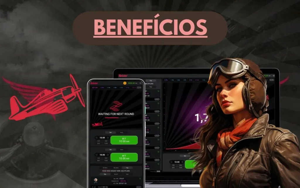 Benefícios do jogo Aviator casino jogo