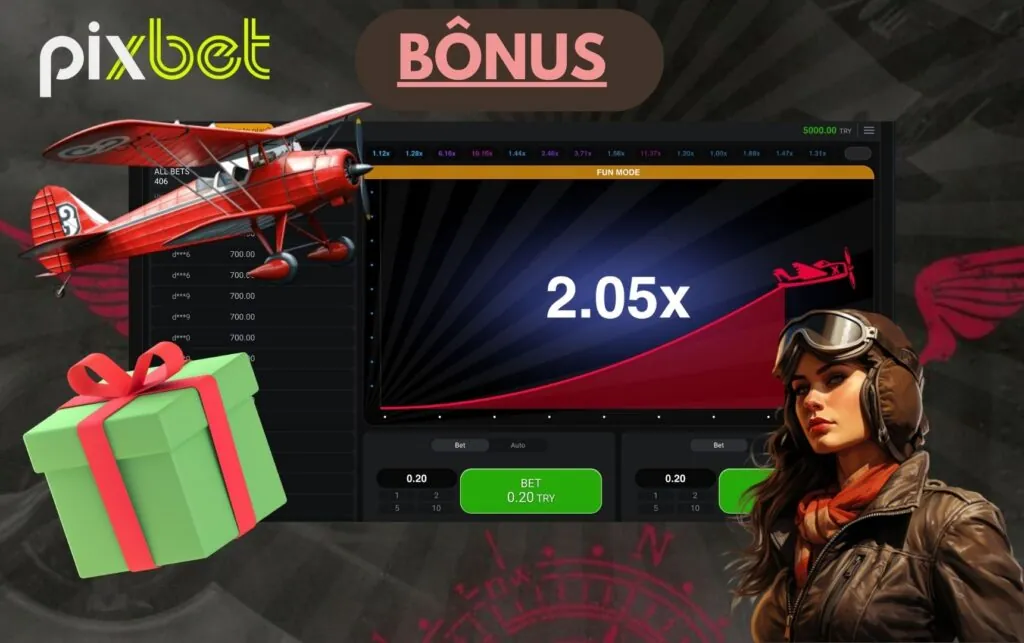 Pixbet Brasil Aviator bônus guia